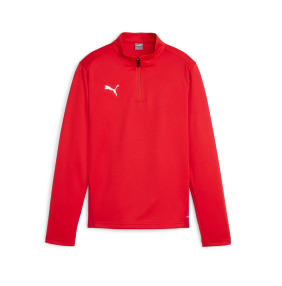 (PUMA-658632-01) Puma TeamGoal Youth 1/4 Zip Top - Red