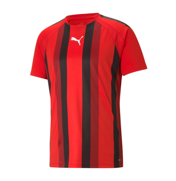 (PUMA-704920-01) Puma TeamLiga 25 Stripe Jersey - Red