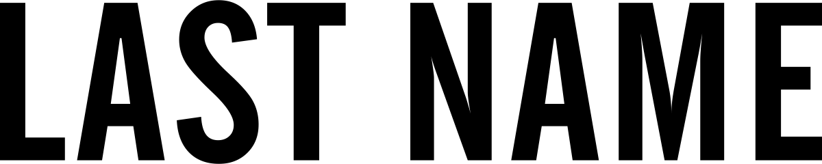 2IN - Team US "NAME" Black