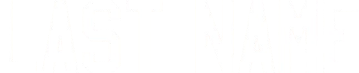 2" Pro Block/Narrow "NAME" WHITE